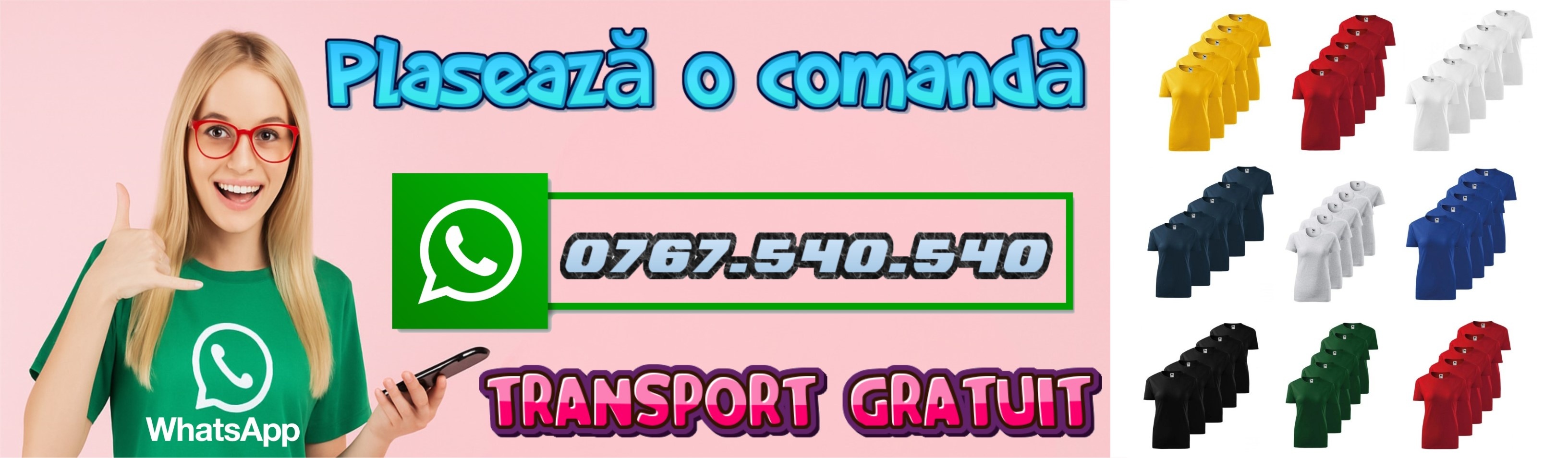 Plaseaza o comanda de set 5 tricouri de dama din bumbac acum